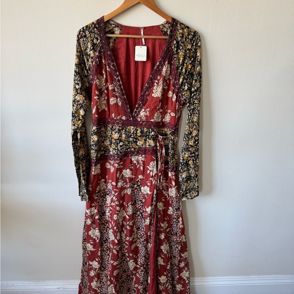 Free People Tilda Wrap Floral Dress - Picture 4 of 8
